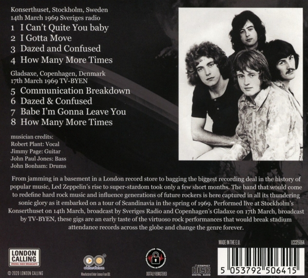 Live In Scandinavia \'69 (Digipak) 1