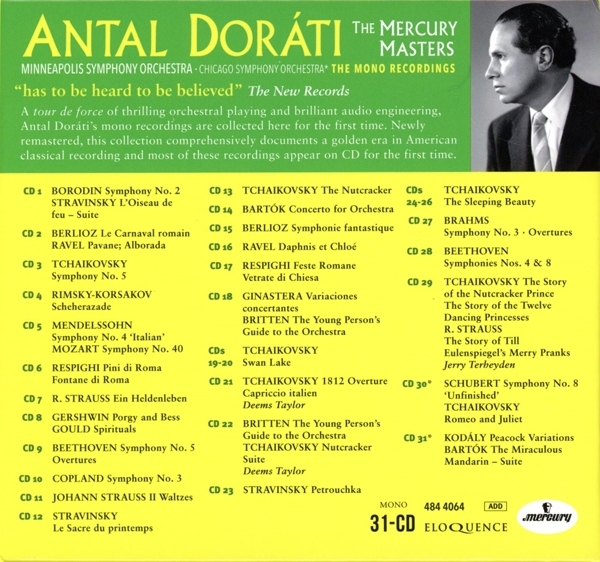 Dorati: The Mercury Masters - Mono Recordings 1