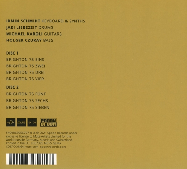 Live In Brighton 1975 (2CD) 1
