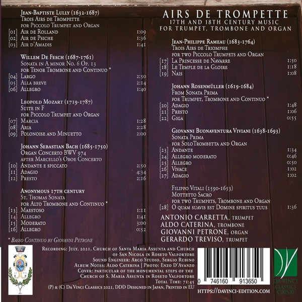 Airs De Trompette: 17 & 18th Cent.Music 1