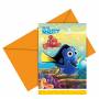 Comabi Distribution Gmbh - 6 Finding Dory Die-cut Invitations And Envelopes