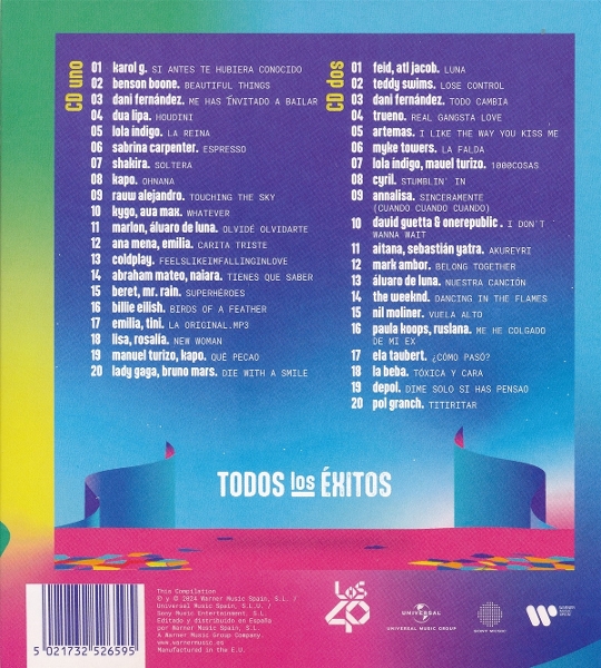 Los Numeros 1 De Los 40 Principales 2024 / Various 1