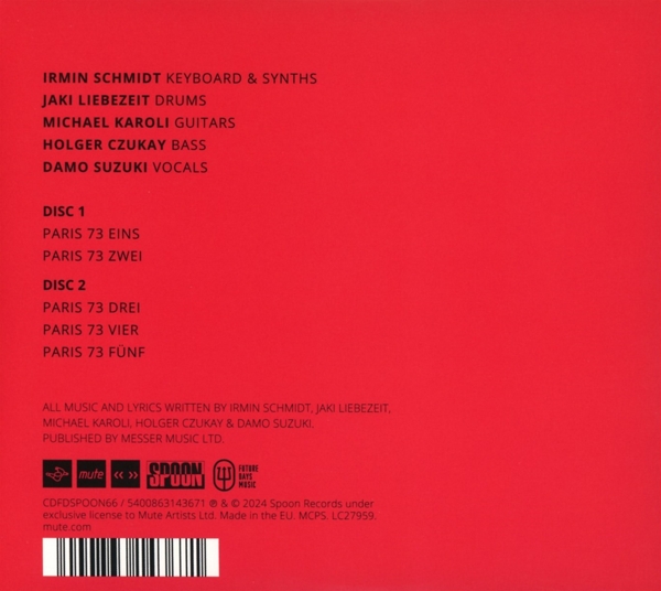 Live In Paris 1973 (2CD) 1