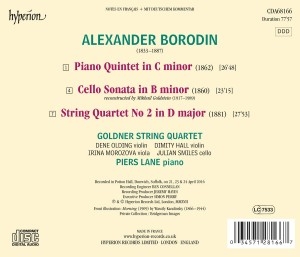 Klavierquintett in c-moll/ Cellosonate in b-moll/ + 1