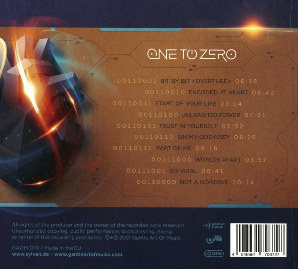 One To Zero (CD-Digipak) 1