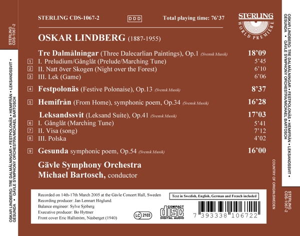 Lindberg:Symphonic Poems 1