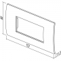 Tem - Serie Modul Rahmen OP COVER PLATE PURE4M WB
