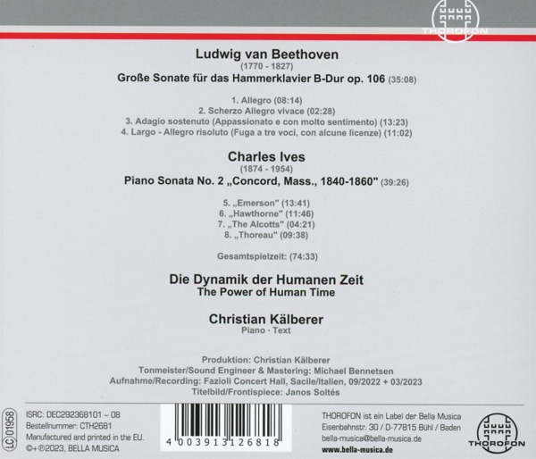 Beethoven Hammerklaviersonate / Ives Concorde Sona 1