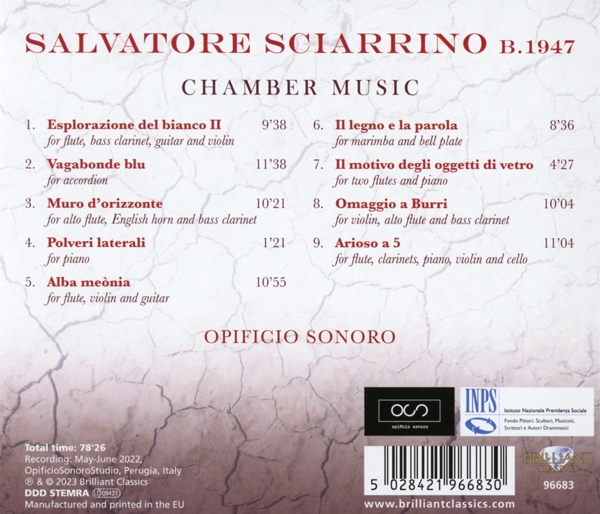Sciarrino:Chamber Music 1