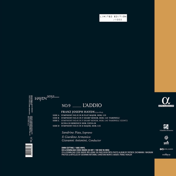 Haydn 2032, Vol. 9: Laddio (Lim. Edit.) 1