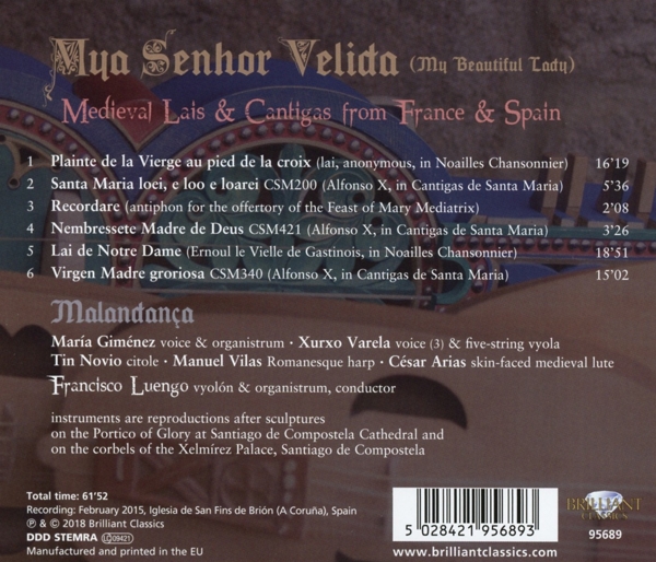 Mya Senhor Velida-Medieval Lais & Cantigas 1