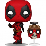 Marvel: Funko Pop! Movies -Deadpool 3 -Deadpool With Head - Funko Pop Deadpool & Wolverine Deadpool W/headpool 1400