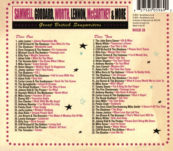 Samwell, Godard, Worth, Lennon... 1
