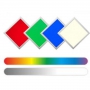 Synergy 21 Led - light panel 300*300 RGB-WW (RGB-CCT) 24V V3 Silber