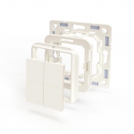  "Shelly-Adapter Busch-Jaeger, fr Blu Wall Switch 4 Wandtaster-Shelly-Adapter/Cable"
