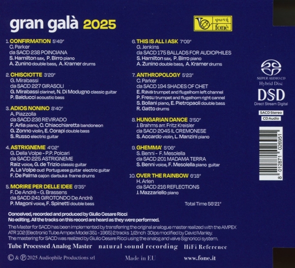 Gran Gala\' 2025 (Natural Sound Recording) 1