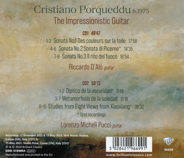 Porqueddu:The Impressionistic Guitar 1