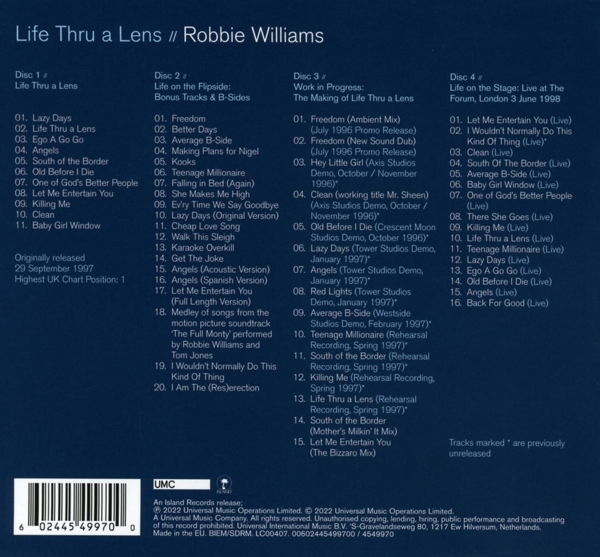 Life Thru A Lens 25th Anniversary (Ltd. 4CD) 1
