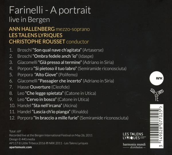Farinelli-Barocke Opernarien 1