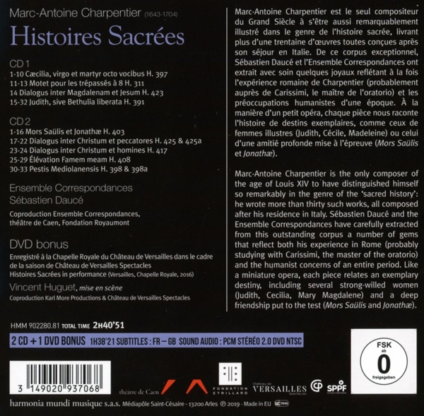 Histoires Sacrees 1