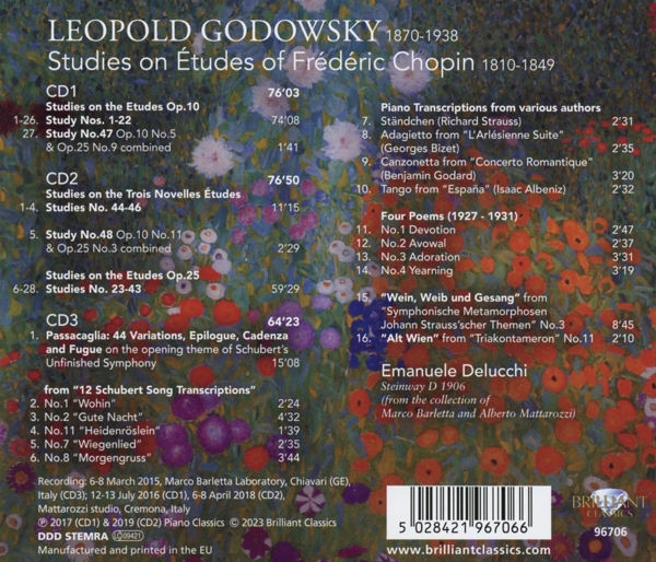 Godowsky:Complete Studies On Chopin 1