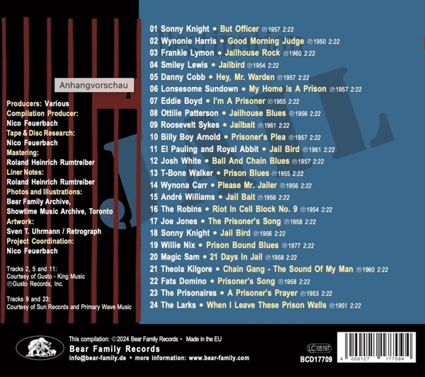 Destination Jail Vol. 2 - 24 More Songs From Behin 1