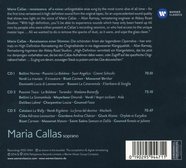 The New Sound Of Maria Callas 1
