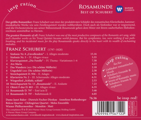 Rosamunde:Best Of Schubert 1