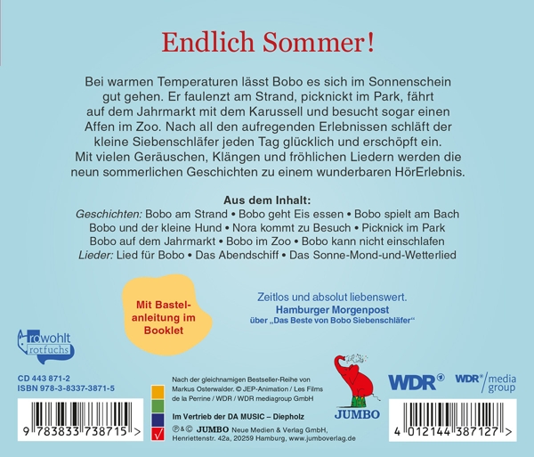 Bobo Siebenschläfer.Grosser Sommerspass 1