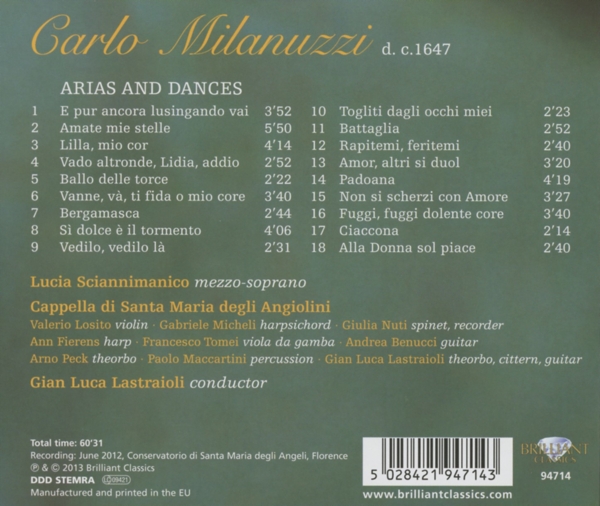 Arias And Dances 1