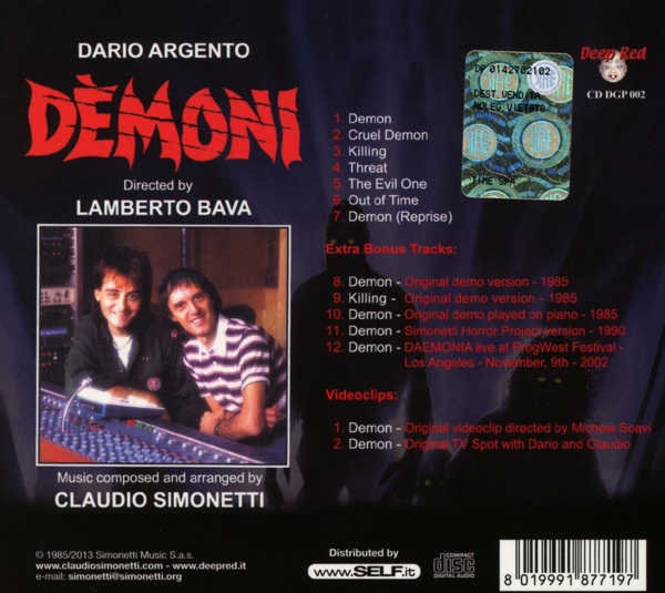 Demoni Re-Release (O.S.T.) 1