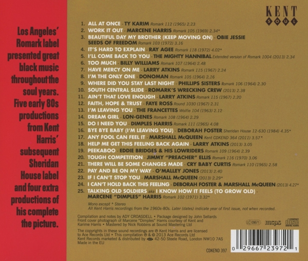 Romark Records-Kent Harris Soul Sides 1