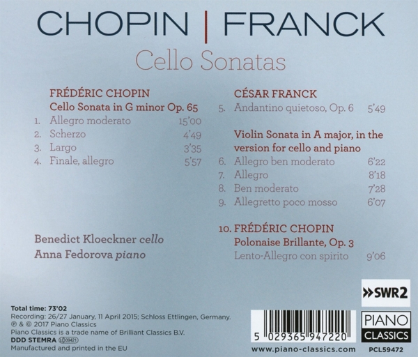 Cello Sonatas 1