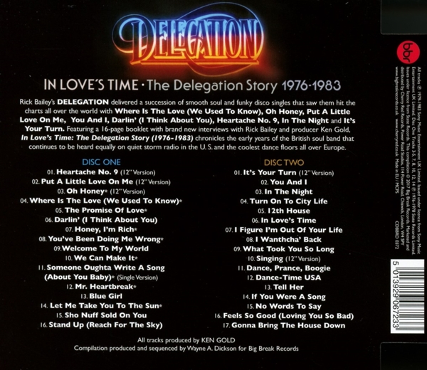 In Love\'s Time-The Delegation Story 1976-83/ 2CD 2