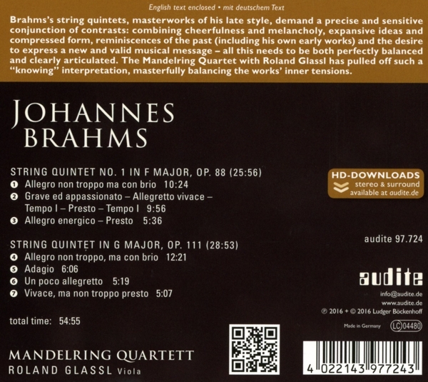 Die Streichquintette 1