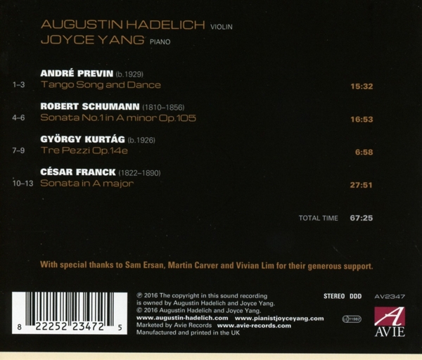 Works For Violin & Piano 1