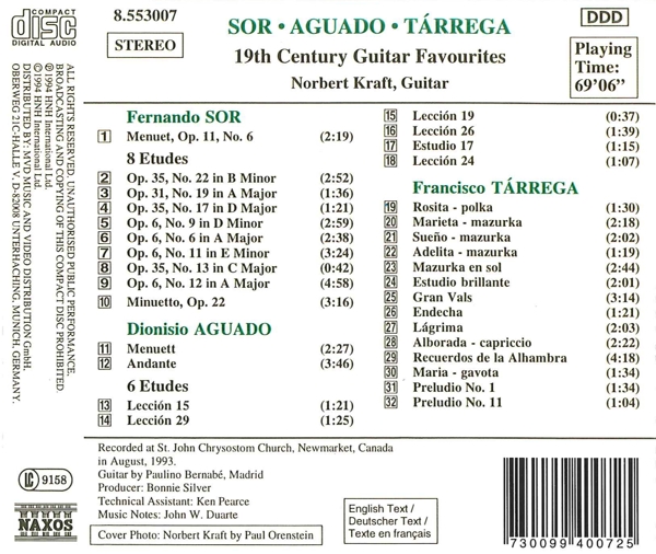 Gitarrenmusik Des 19.Jh. 1