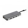 Plusonic - Plusonic USB-C Docking Adapter/Hub 8in1 with HDMI/VGA/LAN/USB