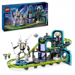LEGO - 60421 City Achterbahn mit Roboter-Mech, Konstruktionsspielzeug