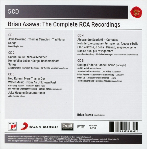 Brian Asawa-The Complete RCA Recordings 1
