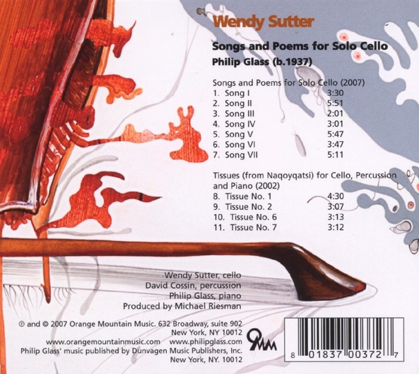 Songs and Poems for Solo Cello/ Tissues 1