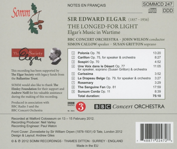 The Longed-for Light.Musik in Kriegszeiten 1