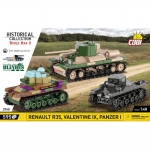 Cobi Gmbh - Renault R35 - Valentine IX - Panzer I, Konstruktionsspielzeug