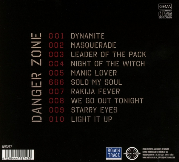 Danger Zone (digipak) 1