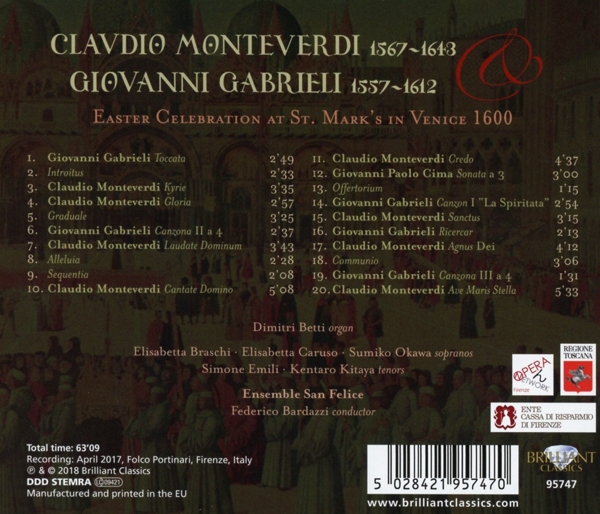 Easter Celebration At St.Marks In Venice 1600 1