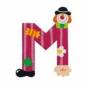 Sevi 81749 -Lettera M Clown - Sevi 81749 - Lettera M Clown