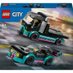 LEGO - 60406 City Autotransporter mit Rennwagen, Konstruktionsspielzeug
