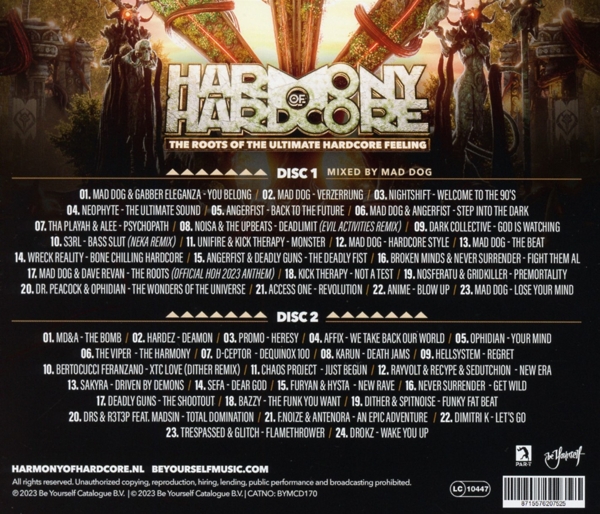 Harmony Of Hardcore 2023 - Mixed By Mad Dog 1
