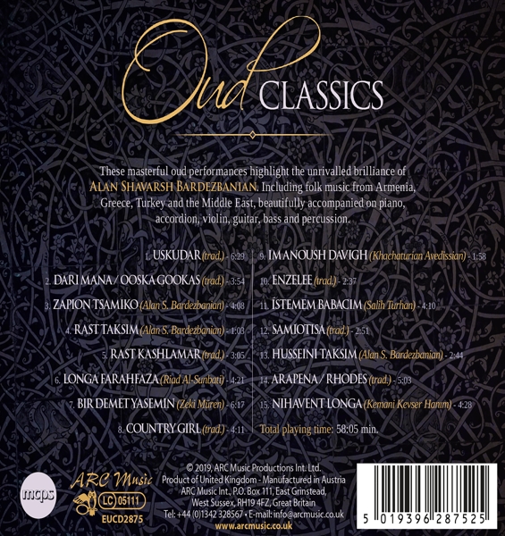 Oud Classics from Armenia, the Balkans & the Middl 1