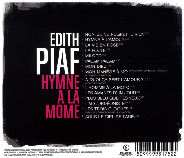 Hymne A La Môme (Best Of) 1